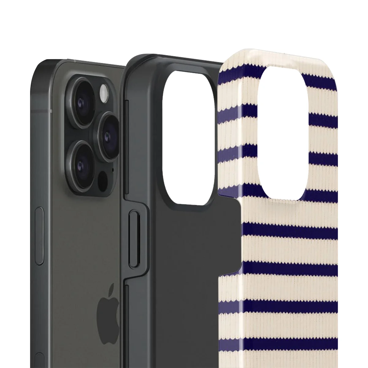 Farq clear phone case with a star design
