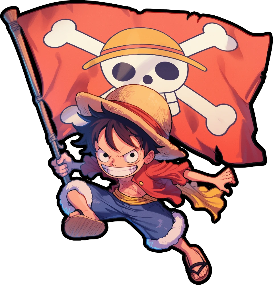 Luffy Straw Hat Flag