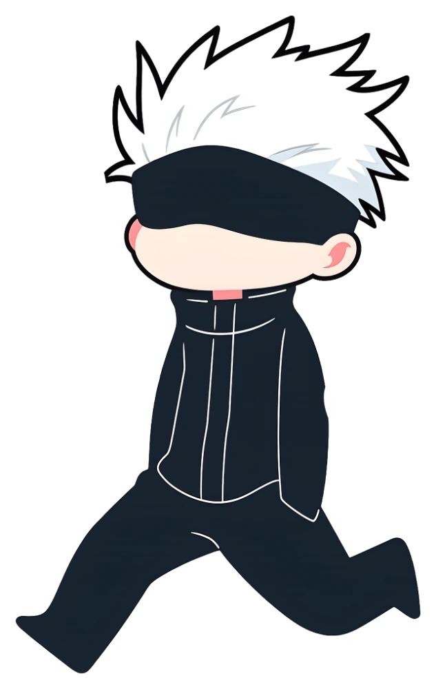 Running Chibi Gojo