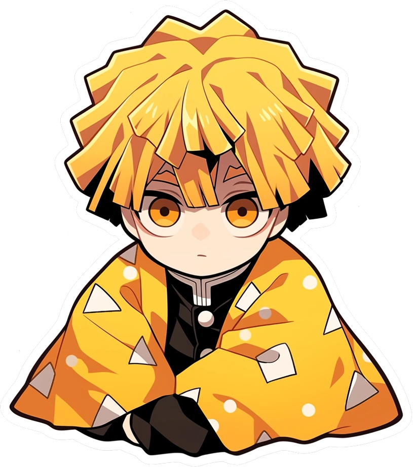 Pensive Chibi Zenitsu