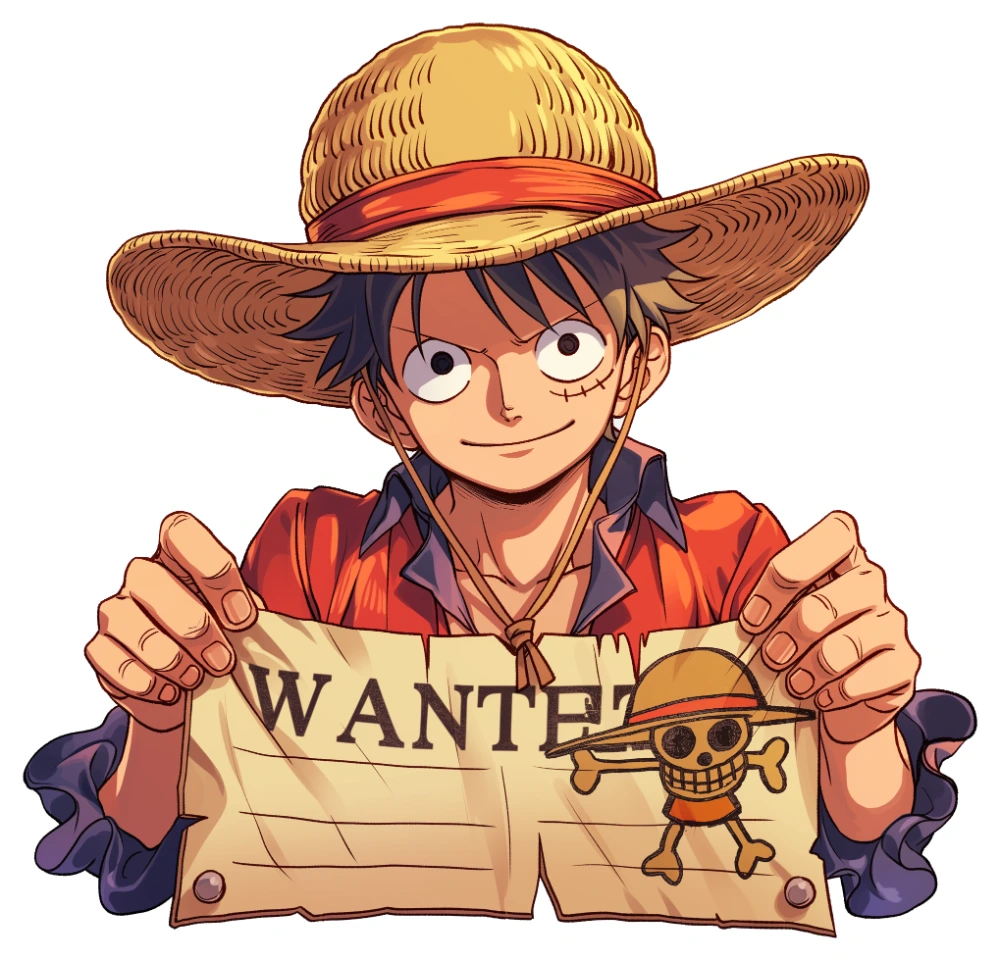Luffy Wanted Poster