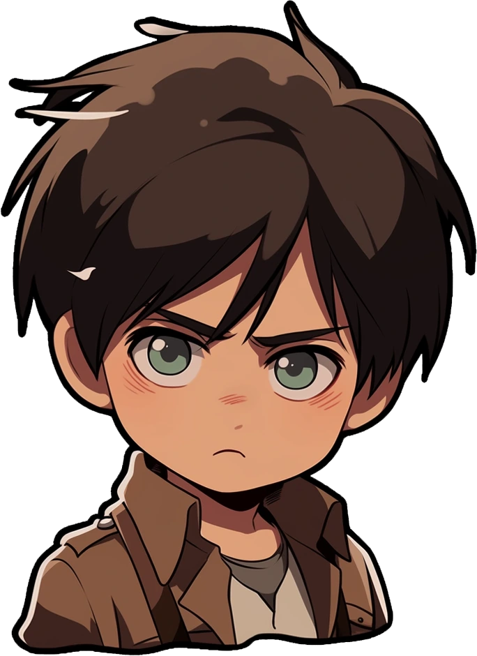 Cerious & Cute Eren Yeager