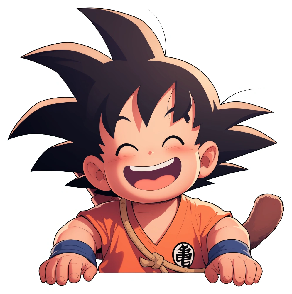 Happy Kid Goku