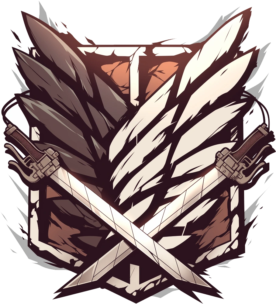 AOT Crossed Blades Emblem